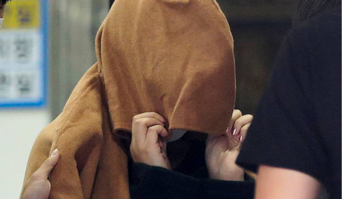 Arrested woman